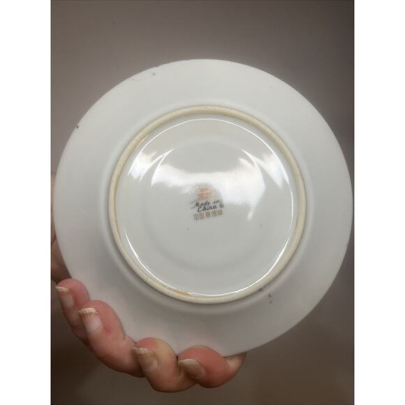 Pink Flower Rose Tea Cup And Saucer Granny Core See Pics Vintage - Picture 7 of 7